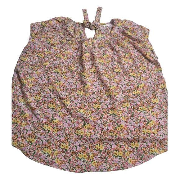 LC Lauren Conrad Tops - 3322 Lauren Conrad‎ Floral SS Blouse Women's 2XL